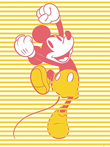 Komar Wandbild - Mickey Unwind - Größe: 30 x 40 cm - Disney, Kinderzimmer, Wandgestaltung, Bild von Komar