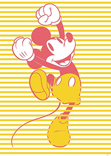 Komar Wandbild - Mickey Unwind - Größe: 50 x 70 cm - Disney, Kinderzimmer, Wandgestaltung, Bild von Komar
