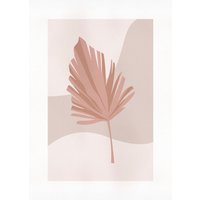 Komar Wandbild "Minimalist Leaf Lover", (1 St.), Deutsches Premium-Poster Fotopapier mit seidenmatter Oberfläche und hoher Lichtbeständigkeit. Für fotorealistische Drucke mit gestochen scharfen Details und hervorragender Farbbrillanz. von Komar