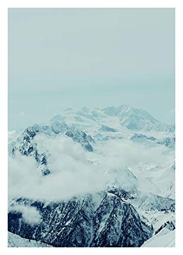 Komar Wandbild | Mountains Clouds | Poster, Bild, Wohnzimmer, Schlafzimmer, Dekoration, Kunstdruck | ohne Rahmen | P126A-50x70 | Größe: 50 x 70 cm (Breite x Höhe) von Komar