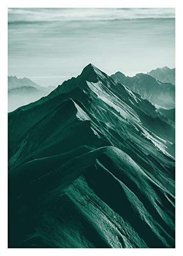 Komar Wandbild | Mountains Top | Poster, Bild, Wohnzimmer, Schlafzimmer, Dekoration, Kunstdruck | ohne Rahmen | P126B-50x70 | Größe: 50 x 70 cm (Breite x Höhe) von Komar