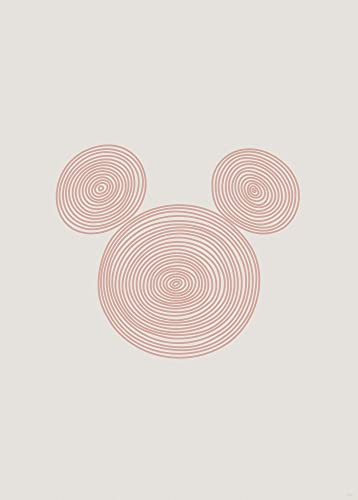 Komar Wandbild - Pink Curls - Größe: 50 x 70 cm - Poster, Kunstdruck, Dekoration, Wohnzimmer, Schlafzimmer, Disney von Komar