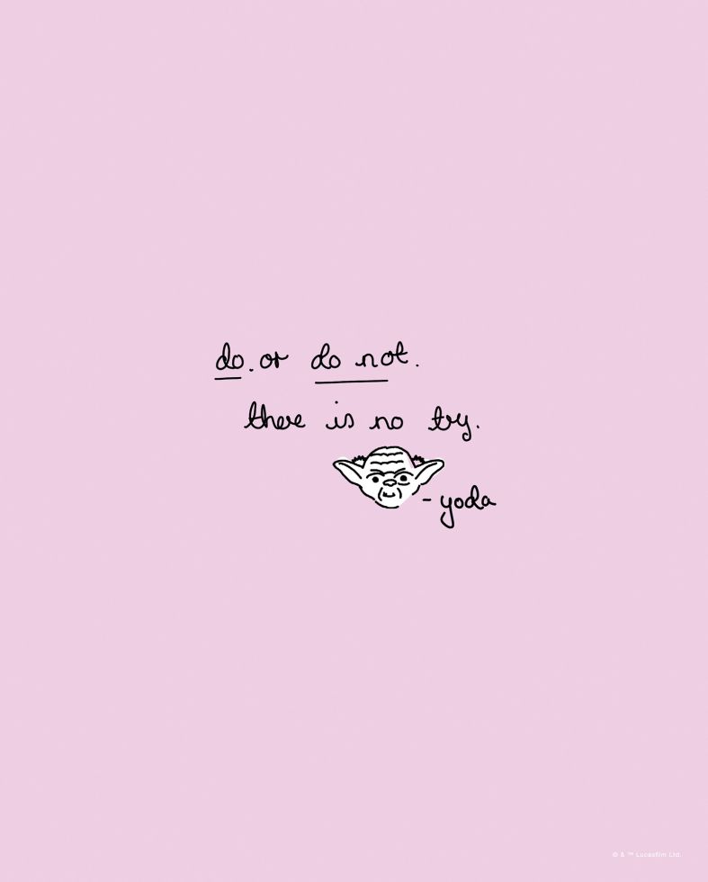 Komar Wandbild SW Quote Yoda Cute 40 x 50 cm Komar Wandbild SW Quote Yoda Cute 40 x 50 cm von Komar