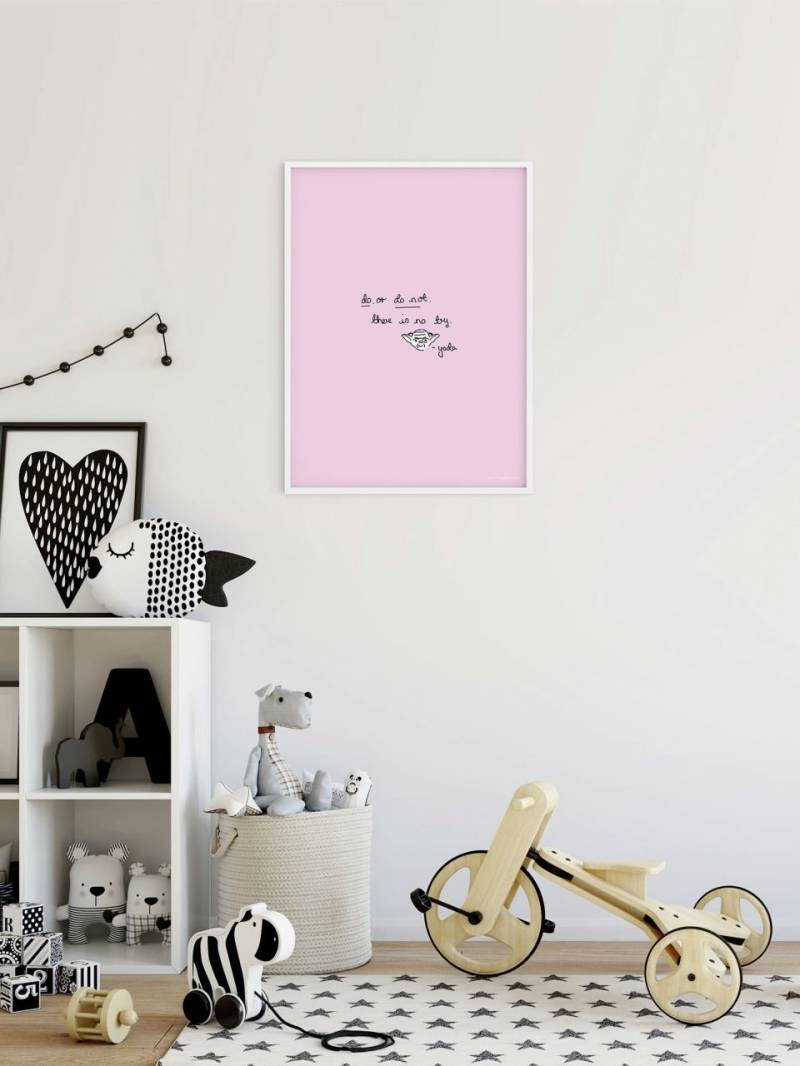 Komar Wandbild SW Quote Yoda Cute 50 x 70 cm von Komar