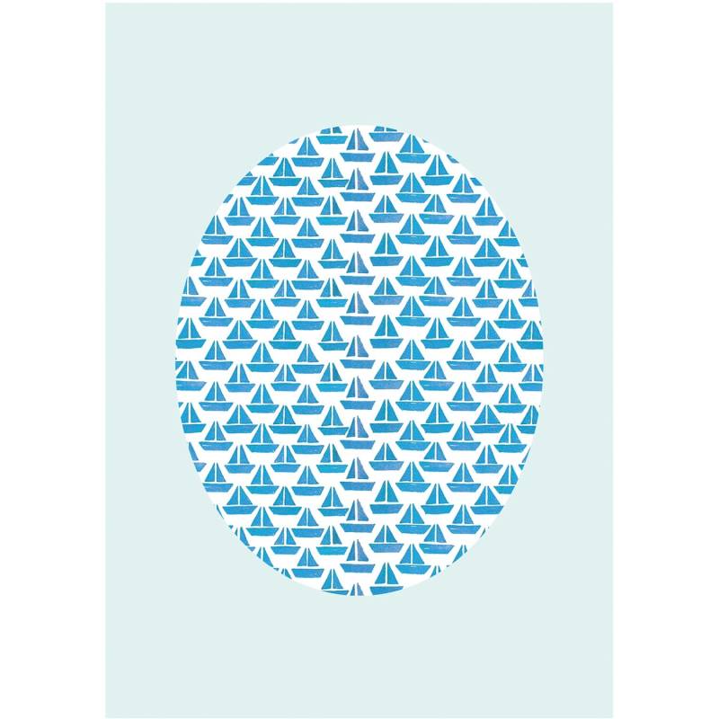 Komar Wandbild Shelly Aqua 30 x 40 cm von Komar