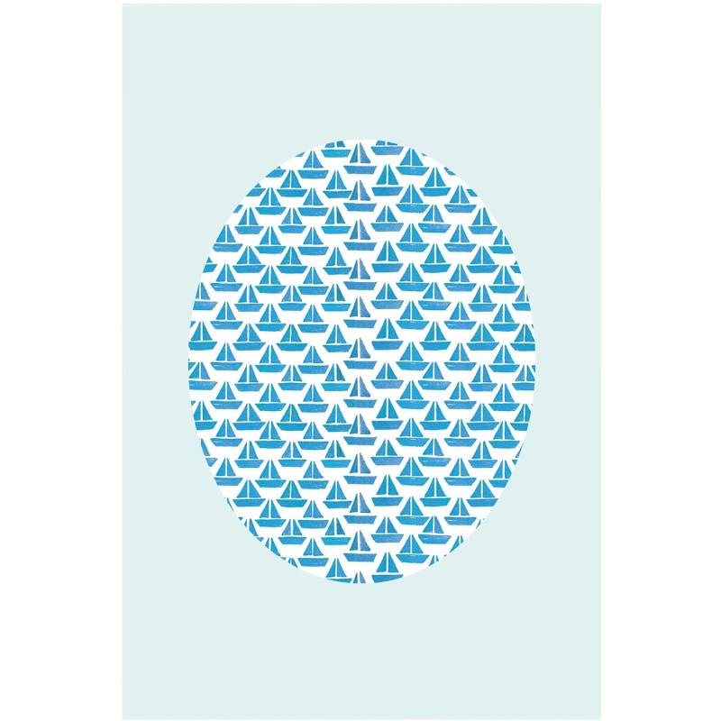 Komar Wandbild Shelly Aqua 50 x 70 cm von Komar