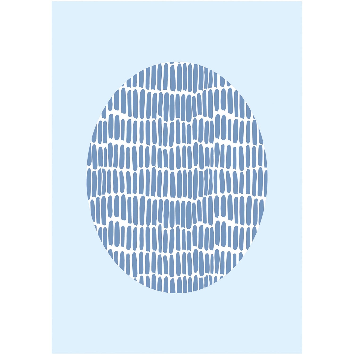 Komar Wandbild Shelly Blue 30 x 40 cm von Komar