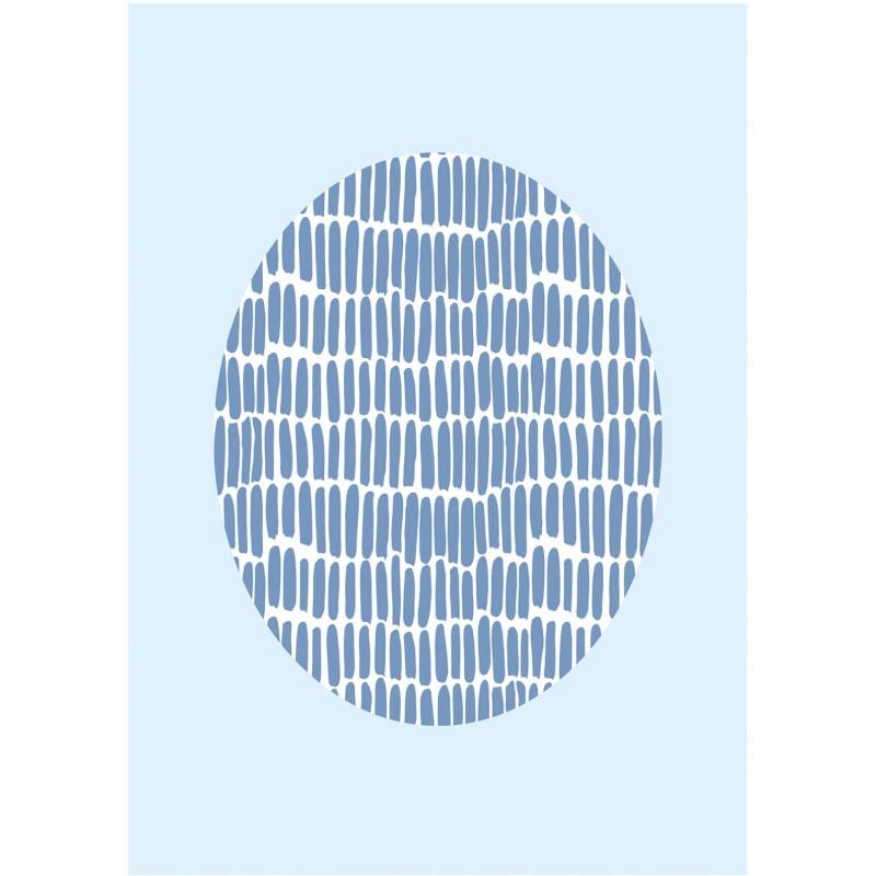 Komar Wandbild Shelly Blue 30 x 40 cm von Komar