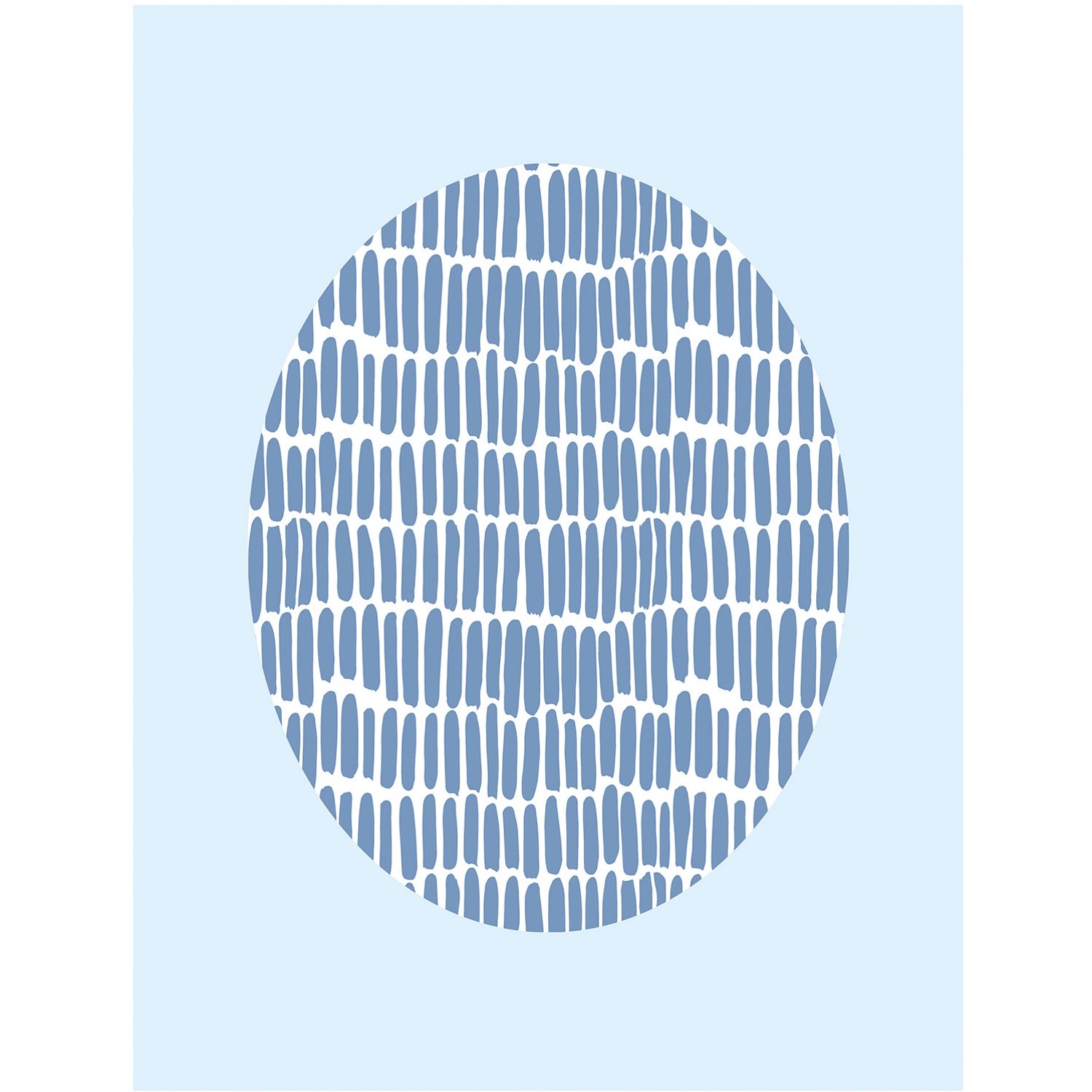 Komar Wandbild Shelly Blue 40 x 50 cm von Komar