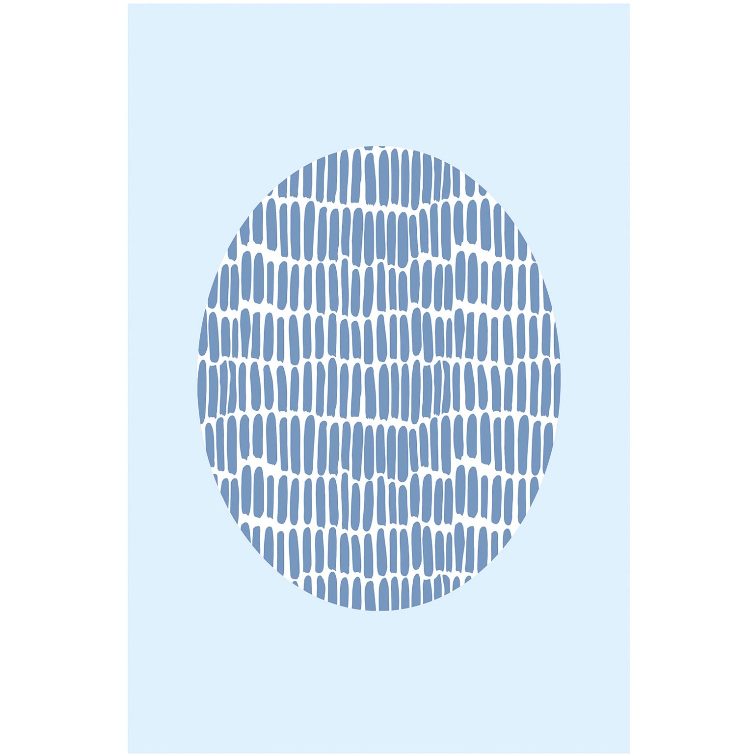 Komar Wandbild Shelly Blue 50 x 70 cm von Komar
