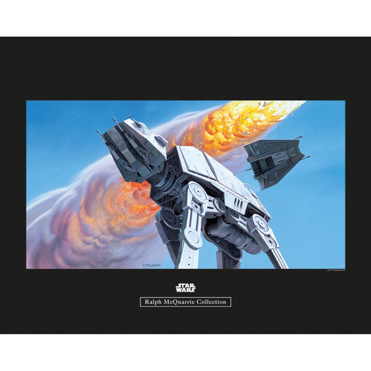 Komar Wandbild Star Wars AT-AT 50 x 40 cm von Komar