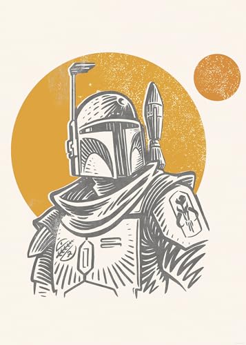 Komar Wandbild- Star Wars Boba Fett Illustration Iconic - Größe 50 x 70 cm - Poster, Kinderzimmer, Dekoration - gerollt ohne Rahmen Komar Wandbild- Star Wars Boba Fett Illustration Iconic - Größe 50 x 70 cm - Poster, Kinderzimmer, Dekoration - gerollt ohne Rahmen von Komar