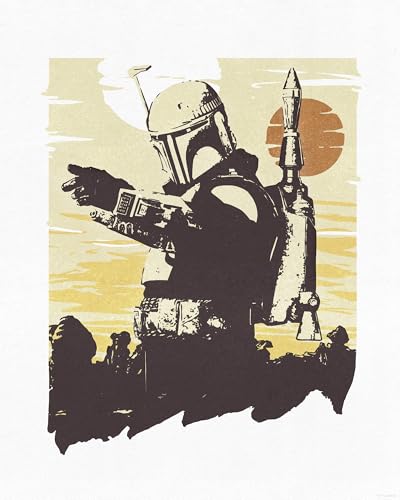 Komar Wandbild- Star Wars Boba Fett Illustration Target - Größe 40 x 50 cm - Poster, Kinderzimmer, Dekoration - gerollt ohne Rahmen Komar Wandbild- Star Wars Boba Fett Illustration Target - Größe 40 x 50 cm - Poster, Kinderzimmer, Dekoration - gerollt ohne Rahmen von Komar