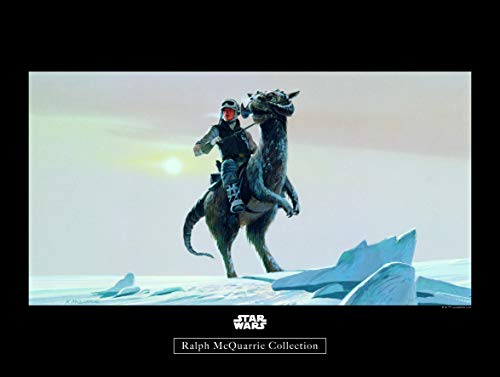 Komar Wandbild | Star Wars Classic RMQ Hoth Tauntaun | Kinderzimmer, Jugendzimmer, Dekoration, Kunstdruck | ohne Rahmen | WB149-40x30 | Größe: 40 x 30 cm (Breite x Höhe) von Komar