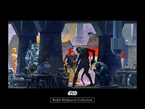 Komar Wandbild | Star Wars | Classic RMQ Mos Eisley Streets | Kinderzimmer, Jugendzimmer, Dekoration, Kunstdruck | ohne Rahmen | WB154-40x30 | Größe: 40 x 30 cm (Breite x Höhe) von Komar