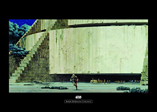 Komar Wandbild | Star Wars Classic RMQ Yavin Temple | Kinderzimmer, Jugendzimmer, Dekoration, Kunstdruck | ohne Rahmen | WB165-70x50 | Größe: 70 x 50 cm (Breite x Höhe),Bunt von Komar