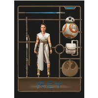 Komar Poster Star Wars Toy Rey Star Wars B/L: ca. 80x70 cm von Komar