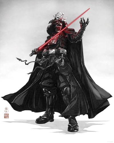 Komar Wandbild- Star Wars Vision Samurai Dark Lord - Größe 40 x 50 cm - Poster, Kinderzimmer, Dekoration - gerollt ohne Rahmen von Komar