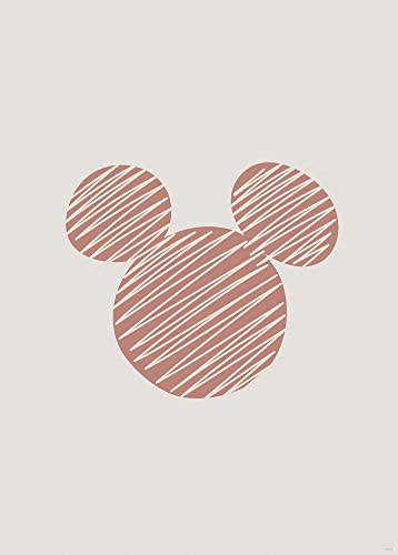 Komar Wandbild - Striped Mouse - Größe: 50 x 70 cm - Poster, Kunstdruck, Dekoration, Wohnzimmer, Schlafzimmer, Disney von Komar