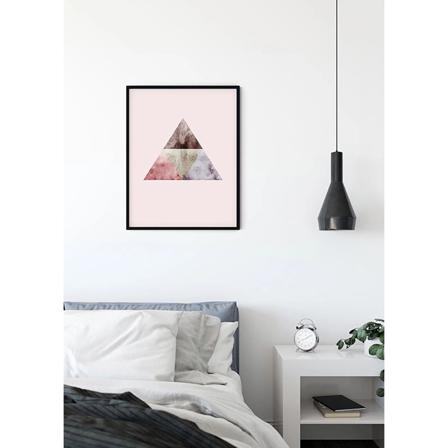 Komar Wandbild Triangles Top Red 40 x 50 cm von Komar