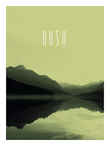 Komar Wandbild | Word Lake Hush Sand | Poster, Bild, Wohnzimmer, Schlafzimmer, Dekoration, Kunstdruck | ohne Rahmen | P088B-30x40 | Größe: 30 x 40 cm (Breite x Höhe) von Komar