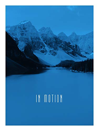 Komar Wandbild | Word Lake In Motion Blue | Poster, Bild, Wohnzimmer, Schlafzimmer, Dekoration, Kunstdruck | ohne Rahmen | P087C-30x40 | Größe: 30 x 40 cm (Breite x Höhe) von Komar