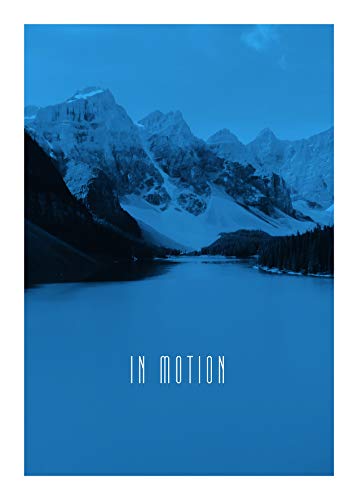 Komar Wandbild | Word Lake In Motion Blue | Poster, Bild, Wohnzimmer, Schlafzimmer, Dekoration, Kunstdruck | ohne Rahmen | P087C-50x70 | Größe: 50 x 70 cm (Breite x Höhe) von Komar