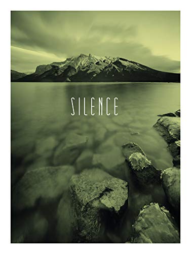 Komar Wandbild | Word Lake Silence Sand | Poster, Bild, Wohnzimmer, Schlafzimmer, Dekoration, Kunstdruck | ohne Rahmen | P085B-30x40 | Größe: 30 x 40 cm (Breite x Höhe) von Komar