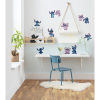 Komar Wandtattoo "Stitch and Angel Happy - Größe 50 x 70 cm", (12 St.), selbstklebend, Wandsticker, Kinderzimmer von Komar