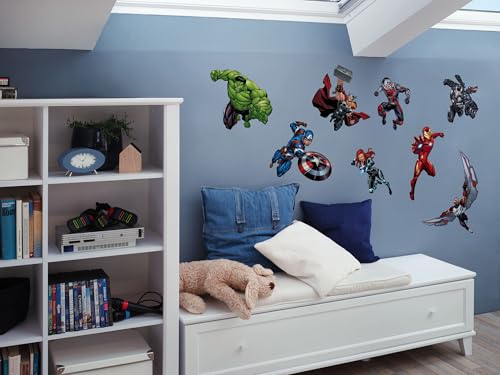 Marvel Wandtattoo - Avengers Crew - Größe 50 x 70 cm - Kinderzimmer, Wandsticker, Wandaufkleber Marvel Wandtattoo - Avengers Crew - Größe 50 x 70 cm - Kinderzimmer, Wandsticker, Wandaufkleber von Komar