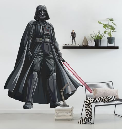 Komar STAR WARS selbstklebende und konturgeschnittene Vlies Fototapete Star Wars XXL Darth Vader - Größe: 127 x 200 cm - Wandtattoo, Kinderzimmer, Lebensgross, Wand Komar STAR WARS selbstklebende und konturgeschnittene Vlies Fototapete Star Wars XXL Darth Vader - Größe: 127 x 200 cm - Wandtattoo, Kinderzimmer, Lebensgross, Wand von Komar