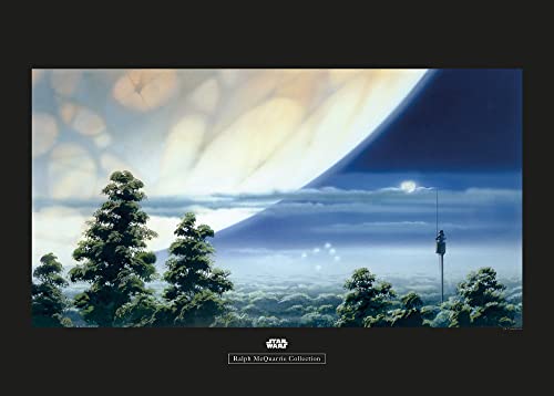 Komar Star Wars Classic RMQ Yavin Lookout - Größe: 70 x 50 cm, Wandbild, Poster, Kunstdruck (ohne Rahmen) von Komar