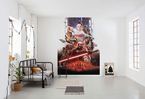 Star Wars Fototapete von Komar STAR WARS EP9 MOVIE POSTER REY - Größe 184 x 254 cm (Breite x Höhe), Rey, Jedi, Star Wars 9, Skywalker, Tapete, Wandgestaltung, Dekoration - 4-4113 von Komar