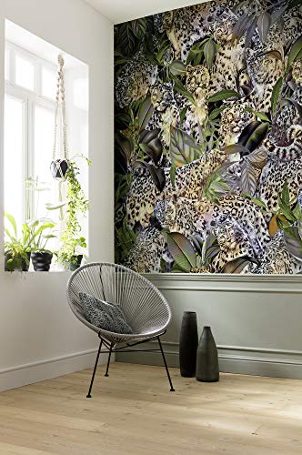 Vlies Fototapete von Komar - Wild Cats - Größe 200 x 250 cm - Tapete, Wanddekoration, Wohnzimmer, Design, Modern, Wandbelag von Komar