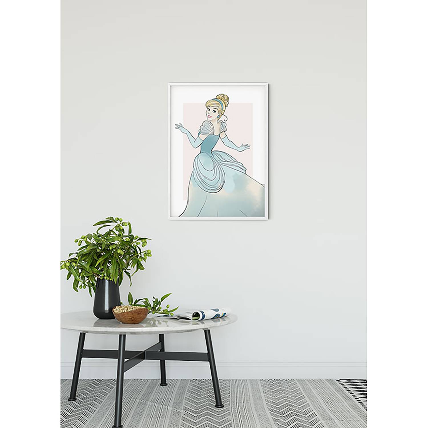 Wandbild Cinderella Beauty von Komar