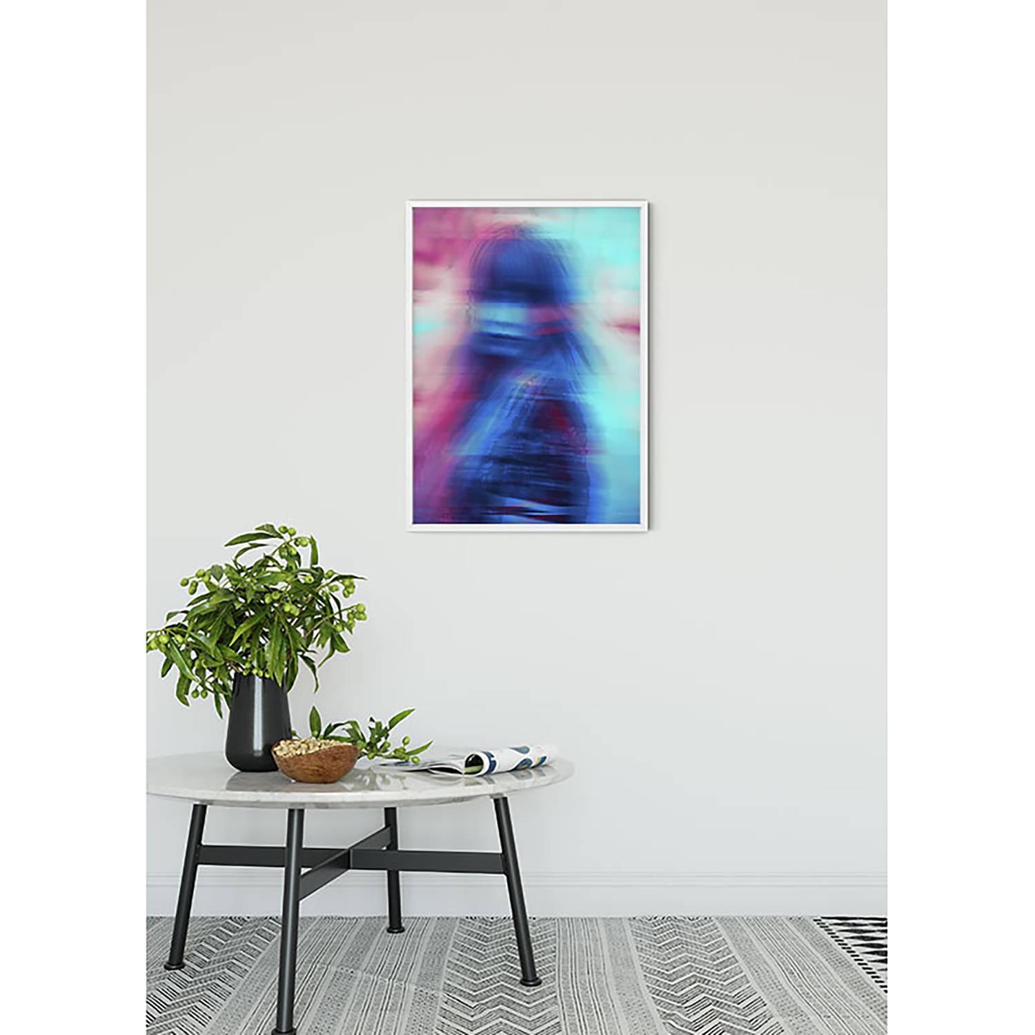 Wandbild Neon Girl von Komar