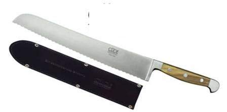 Güde Messer Brotmesser Franz Güde 32 cm & Lederscheide ital. Olivenholz von Kombiangebot Güde Messer