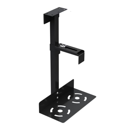 Komdndht Universelle Computer-Chassis-Halterung, Hängende Host-Halterung, Verstellbares Untertischregal, Einfache Installation, Einfach zu Bedienen von Komdndht