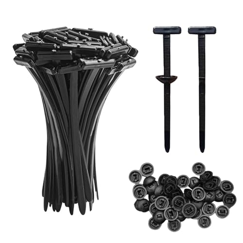 150 Stück Universal-Kabelbinder-Schnalle, Kabelbinder Schwarz für Kfz-Mechaniker, Wiederverwendbar Nylon Zip Ties Selbstsichernde Cable Ties, Werkzeug für Tägliche Reparature, Autoreparatur 150 Stück Universal-Kabelbinder-Schnalle, Kabelbinder Schwarz für Kfz-Mechaniker, Wiederverwendbar Nylon Zip Ties Selbstsichernde Cable Ties, Werkzeug für Tägliche Reparature, Autoreparatur von Komergave