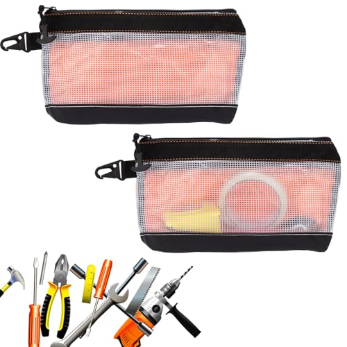 2 Stück Kleine Werkzeugtasche, PVC wasserdichte Tasche Klein mit Reißverschluss, Antistatisch, Tragbar Aufbewahrungstasche für Handwerker, Elektriker, Aufbewahrung von Kleinteilen, 30 x 18 cm 2 Stück Kleine Werkzeugtasche, PVC wasserdichte Tasche Klein mit Reißverschluss, Antistatisch, Tragbar Aufbewahrungstasche für Handwerker, Elektriker, Aufbewahrung von Kleinteilen, 30 x 18 cm von Komergave