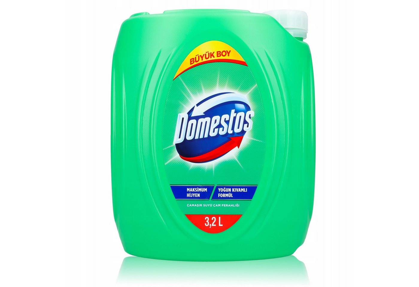 KomfortHome Domestos Pinienfrische WC-Gel, Toilettenreiniger flüssig 3,2 L WC-Reiniger (1x Flasche 3,2 L, [- 1 Flasche 3,2 L Universell einsetzbar, Rohrschonend, Hoher Wirkungsgrad) von KomfortHome