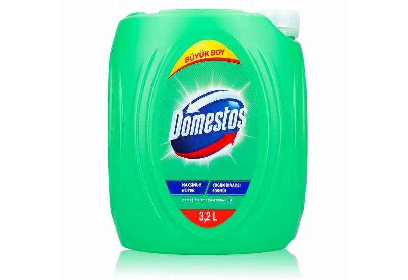 KomfortHome Domestos Pinienfrische WC-Gel, Toilettenreiniger flüssig 3,2 L WC-Reiniger (1x Flasche 3,2 L, [- 1 Flasche 3,2 L Universell einsetzbar, Rohrschonend, Hoher Wirkungsgrad) von KomfortHome