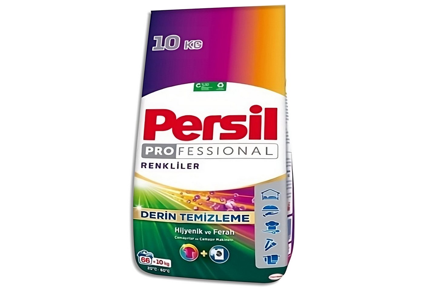 KomfortHome Persil Professional Deep Clean 10kg Waschpulver Weiß Color Rosenduft Vollwaschmittel (Universal Colorwaschmittel Tiefenreinigung XXL Vorratspackung, [- Deep Clean Technologie, Rosenduft, Professional Qualität, 10kg XXL) von KomfortHome