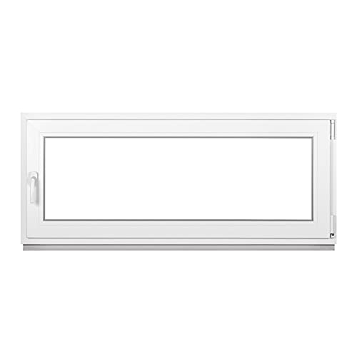 Premium Kellerfenster Von Fenstiger - Kunststofffenster Weiß BxH 1050 x 400 mm - Garagenfenster/Gartenhaus Fenster BxH 105 x 40 cm 2-fach Verglast - Din Rechts- Funktion Dreh Kipp Fenster-Alle Größen Premium Kellerfenster Von Fenstiger - Kunststofffenster Weiß BxH 1050 x 400 mm - Garagenfenster/Gartenhaus Fenster BxH 105 x 40 cm 2-fach Verglast - Din Rechts- Funktion Dreh Kipp Fenster-Alle Größen von VWPEYY