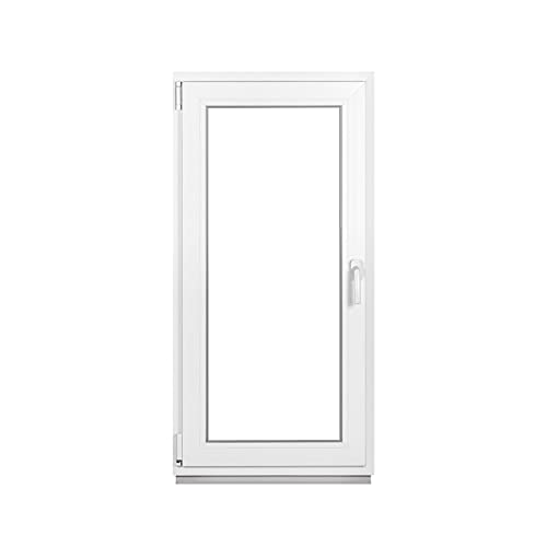 Premium Kellerfenster Von Fenstiger - Kunststofffenster Weiß BxH 400 x 1000 mm - Garagenfenster/Gartenhaus Fenster BxH 40 x 100 cm 2-fach Verglast - Din Links- Funktion Dreh Kipp Fenster-Alle Größen von Komforta