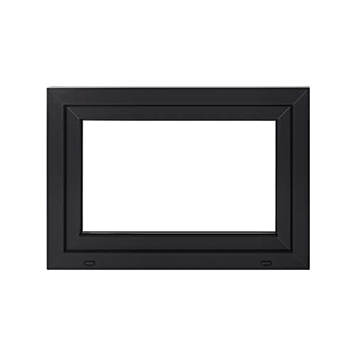 Premium Kunststofffenster Von Komforta - Kellerfenster Weiß/Anthrazit BxH 1100 x 950 mm - Garagenfenster/Gartenhaus Fenster BxH 110 x 95 cm 2-fach Verglast - Din Rechts- Funktion Dreh Kipp Fenster von VWPEYY