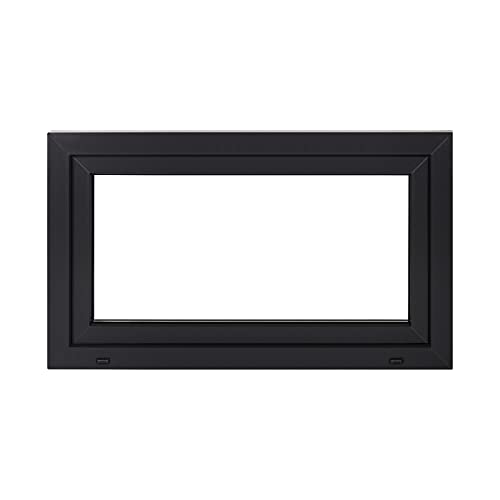 Premium Kunststofffenster Von Komforta - Kellerfenster Weiß/Anthrazit BxH 800 x 400 mm - Garagenfenster/Gartenhaus Fenster BxH 80 x 40 cm 2- fach Verglast - Din Links-Funktion Dreh Kipp Fenster von VWPEYY