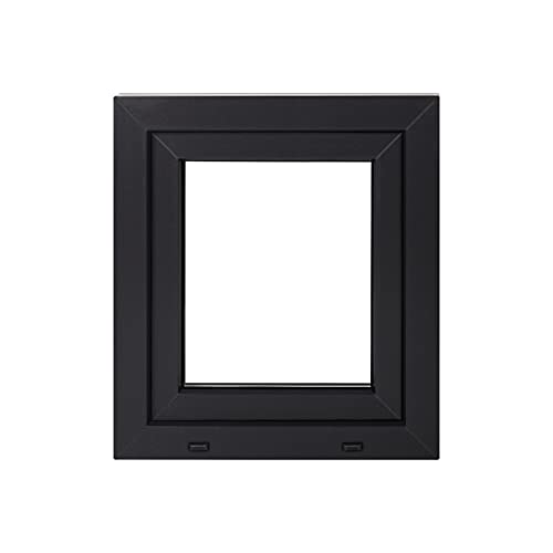 Premium Kunststofffenster Von Komforta - Kellerfenster Weiß/Anthrazit BxH 900 x 1000 mm - Garagenfenster/Gartenhaus Fenster BxH 90 x 100 cm 2-fach Verglast - Din Links-Funktion Dreh Kipp Fenster von VWPEYY