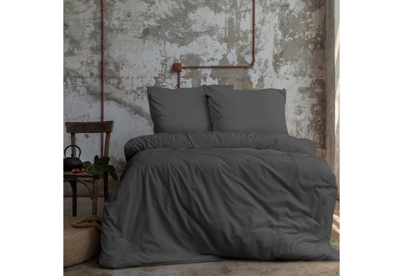Komfortec Bettwäsche Premium, 135 x 200 bis 220 x 240 cm, 6 verschiedene Größen zur Auswahl, gebürstet 100% Mikrofaser, 2 teilig, Superweiches Bettwäsche-Set, Knitterfrei, Atmungsaktiv von Komfortec