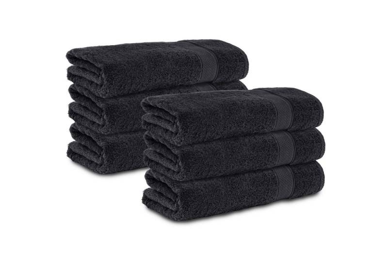 Komfortec Badetücher 100% Baumwolle, 470 g/m², Frottee (6-St), Handtücher 70x140 cm Set, Weich von Komfortec